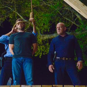 Still of Dean Norris, Mike Vogel and Alexander Koch in Under the Dome (2013)