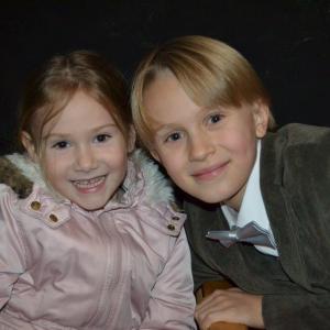 On set of WCTH with Carter Ryan Evancici