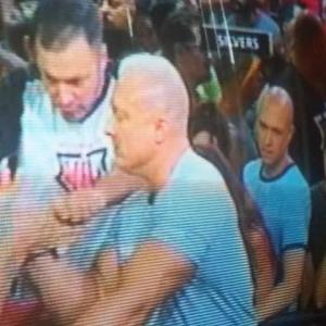 Here's me on tv on World Arm Wrestling League on ESPN.