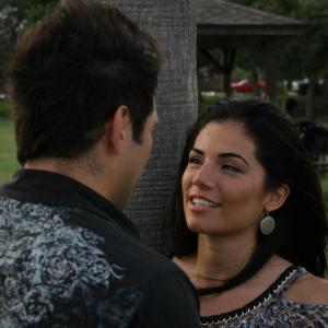 Actor George Cisneros Xavier and actress Elsa Marquez Isabella from the romance suspense movie My Heart Dies With You