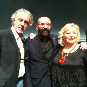 Paco Delgado, Sylvie Imbert and Fernando Trueba