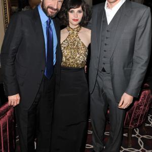 Ralph Fiennes Felicity Jones and Zygi Kamasa attend the premiere of The Invisible Woman