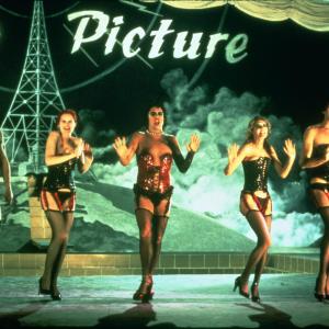 Still of Susan Sarandon Tim Curry Barry Bostwick Nell Campbell and Peter Hinwood in The Rocky Horror Picture Show 1975