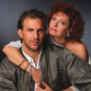Still of Kevin Costner and Susan Sarandon in Bull Durham 1988