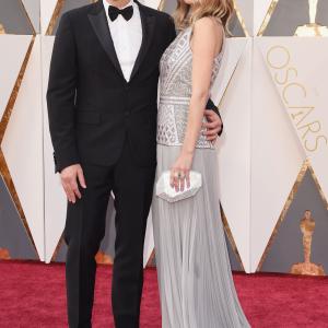 Tom McCarthy and Wendy Merry at event of The Oscars 2016