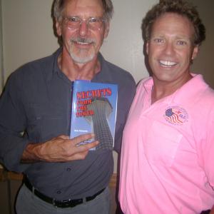 Author with Harrison Ford at Oshkosh Air Show.