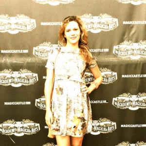 Myriam at event at The Magic Castle