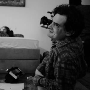 Director Kevin Berthold on the set of Kehrwoche
