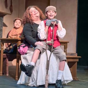 Julian played the role of Luther who played an overgrown Tiny Tim in the production of Inspecting Carol at Pacifica Spindrift Players NOVDEC 2015