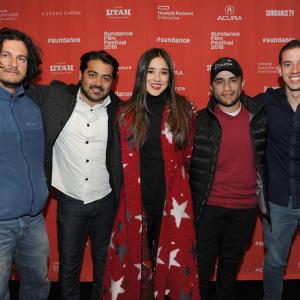 Del Castillo, Manolo Cruz, Viviana Serna, David Murillo R. and Carlos del Castillo at event of Between Sea and Land (2016)
