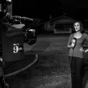 Marisa Mendelson reporting live while working for WFTV in Orlando Florida