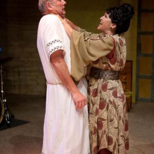 A Funny Thing happened on the way to the Forum Domina Long Beach Playhouse