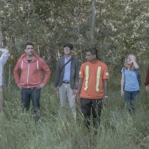 Still of Vincent Papequash, Sahaj Malhotra, Houston Hendrickson, Nena Warren, Sid Sharma, Joe Ladan, Amy Pearson and Prashanth Jayakumar in Within Circles (2016)