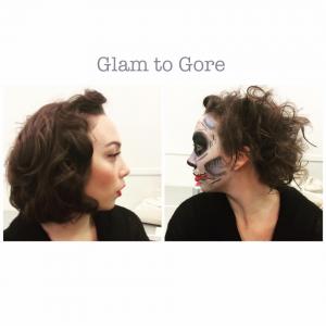 Glam to Gore makeup