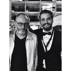 Liam Cunningham and James Tyler at Festival de Cannes 2015.