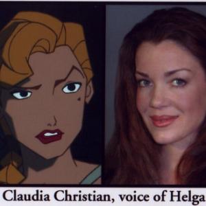 Claudia Christian in Atlantis The Lost Empire 2001