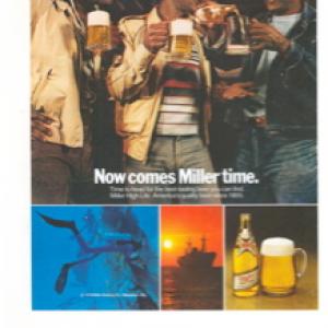 Miller Beer Print Ad (Grand Cayman Islands Shoot)