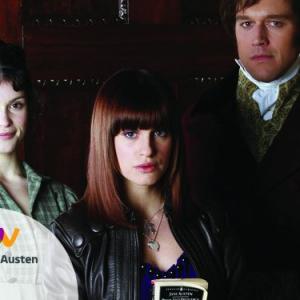 Jemima Rooper, Elliot Cowan and Gemma Arterton in Lost in Austen (2008)