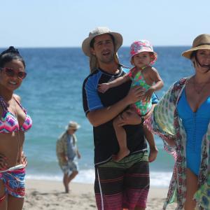 Still of Paget Brewster Christina Milian Josh Peck and Emelia Golfieri in Grandfathered 2015