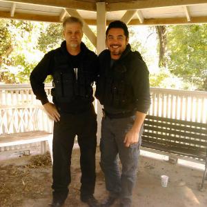 set of Gosnell/with Dean Cain nov 2015