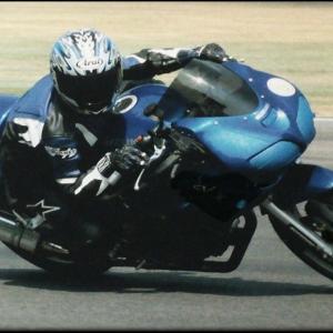 Andrea LaCole Fowler former amateur sport bike road course racer at Barber Motor Speedway in Birmingham Alabama 20062007