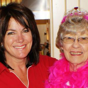With Mom, Wanda Chritton, on her 80th birthday. October 31, 2013