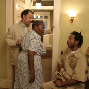 Still of Tom Hanks Marlon Wayans and Irma P Hall in The Ladykillers 2004