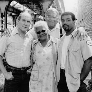 Still of Robert Duvall, James Earl Jones, Michael Beach and Irma P. Hall in A Family Thing (1996)