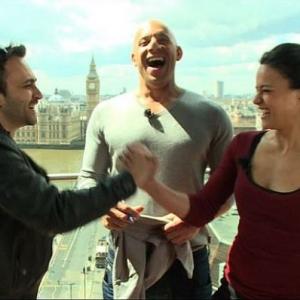 Pavel Vladimirov, Vin Diesel and Michelle Rodriguez still from the show 