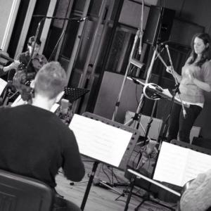 Hannah Y Greene conducting at Windmill Lane Studio