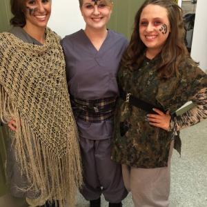 Macbeth at Regent University From left to right Lady Caitness the Doctor Scottish Soldier