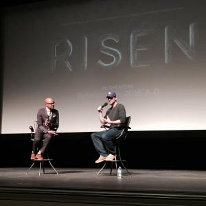 #‎Blessed‬ Got to see the new Risen Movie tonight at Regent University before it hits theaters for Sony Pictures on February 19th, 2016. And yes, that is Joseph Fiennes who stars in it. Amazing job!!