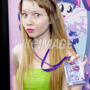 LOS ANGELES, CA - JUNE 15: Actress Elise Luthman attends the 'Purple Carpet' premiere of 'My Little Pony Equestria Girls' presented by Hasbro Studios and LAFF at Regal Cinemas L.A. Live on June 15, 2013 in Los Angeles, California. (Pho