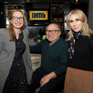 Danny DeVito Julie Delpy and Zosia Mamet at event of The IMDb Studio 2015