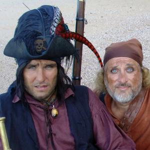 With Vinnie Jones in Jules Vernes The Mysterious Island 2006
