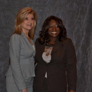 Me and Arianna Huffington at a women's luncheon in Baltimore