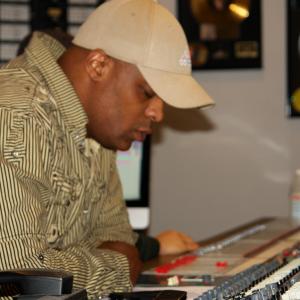 Director Chris Donaldson saying his prayer in the studio before starting on a mixdown project.