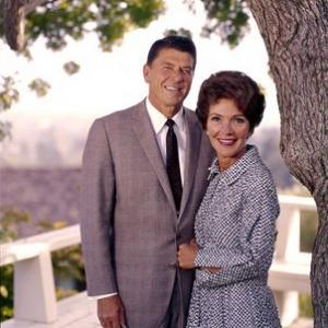 Ronald Reagan and wife Nancy Reagan at 1669 San Onofre Dr., Pacific Palisades, CA