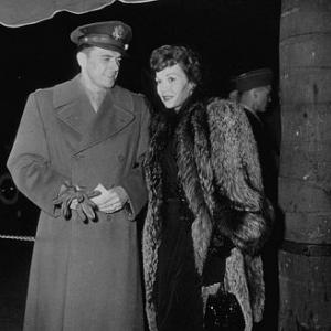 Ronald Reagan and first wife Jane Wyman C 1943