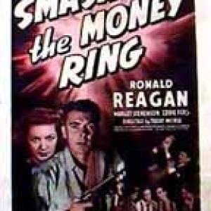 Ronald Reagan and Margot Stevenson in Smashing the Money Ring 1939