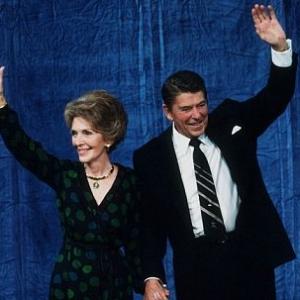 Ronald Reagan with Nancy Reagan at the Century Plaza Hotel C 1980