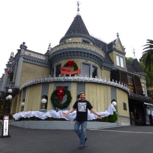 Showing up for work at The Magic Castle December 2015