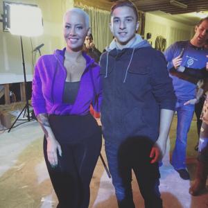 On Set with Amber Rose on What Happened Last Night