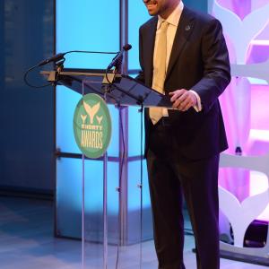 Greg Galant on stage at the 7th Annual Shorty Awards