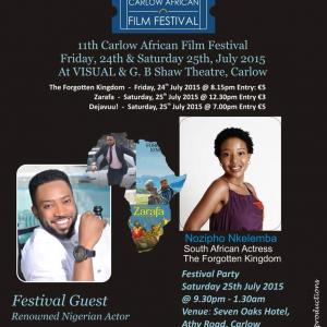 Official Flier for the Carlow African Film Festival IRELAND.