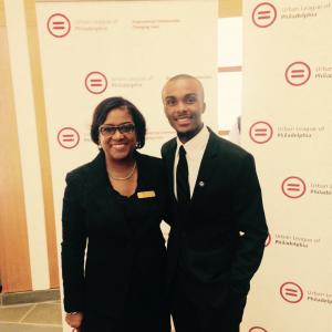Urban League Of Philadelphia Conference, President and Cameron(Soloist)for event.