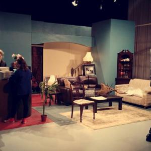 Set being built to Direct a Sitcom.
