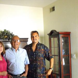 Technical Oscar winner visiting in Westlake, California the late Gustavo Parada at his home.