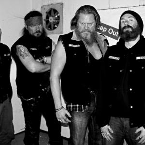 On The Set Of Trial By Fire As Ajax with the rest of the cast playing members of the Kings Of The Sun Motorcycle Gang