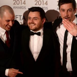 Tom Vaughan-Lawlor, Laurence Kinlan and Killian Scott at the event of Irish Film and Television Awards (2014)